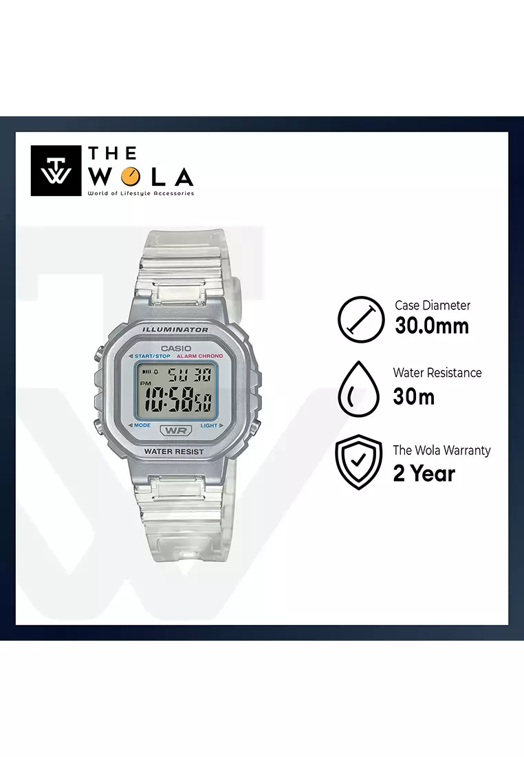 Casio 2024 white watch