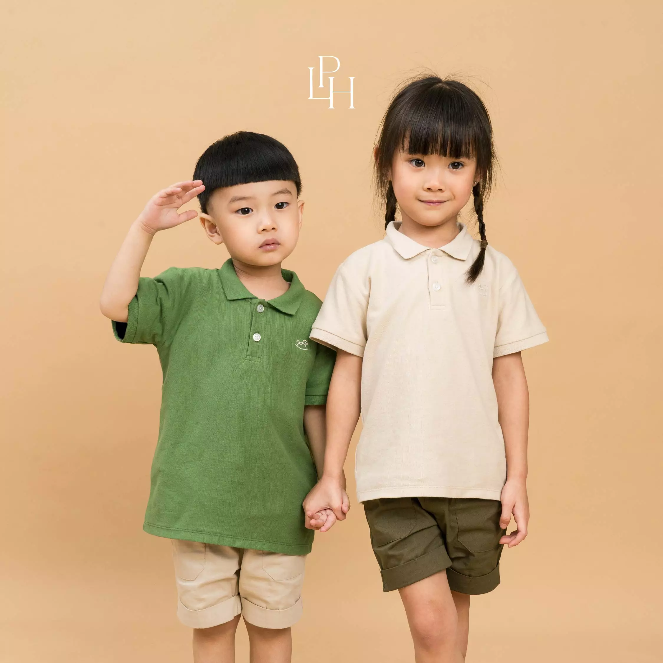 Little Palmerhaus - Basic Polo 10.0 (Kaos Polo Anak) Dark Brown