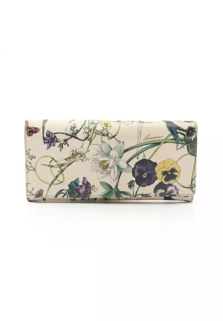 Gucci floral best sale print wallet