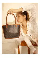 Black and Brown Monogram