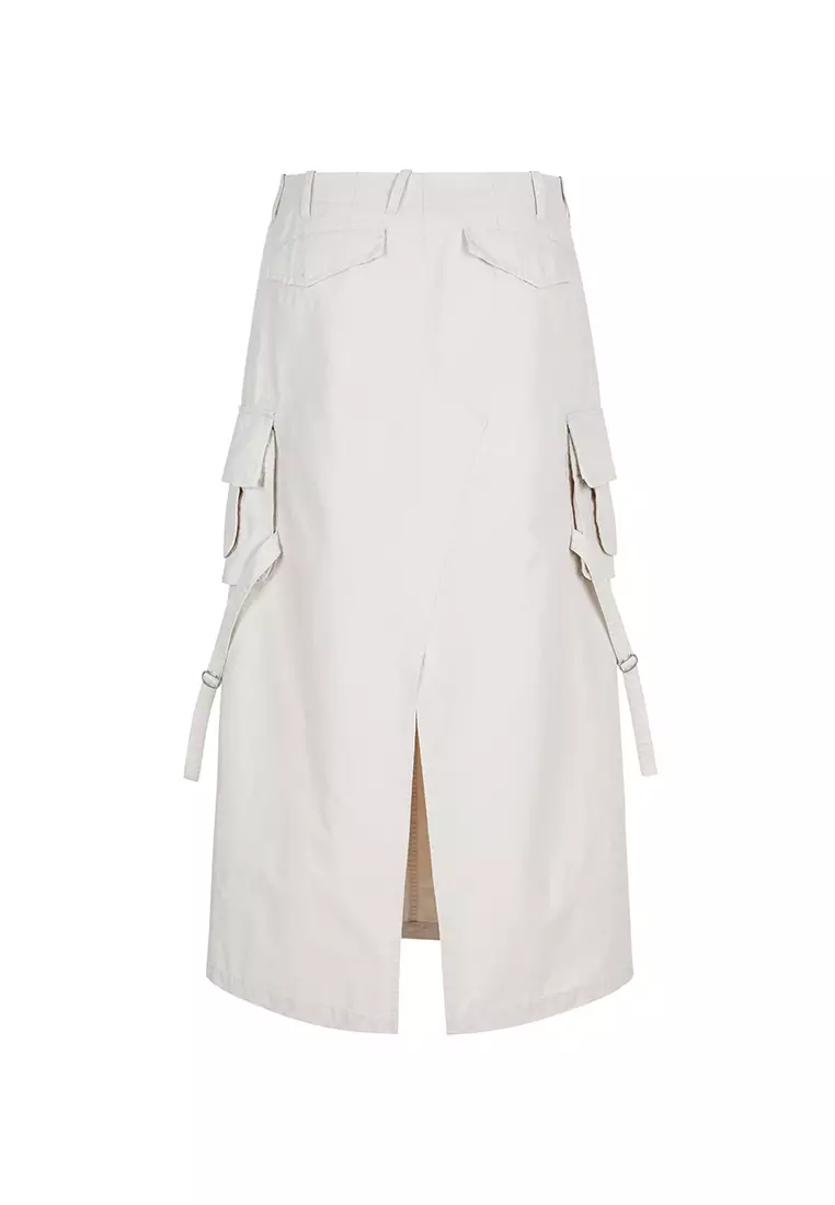 Long waist skirt with laces