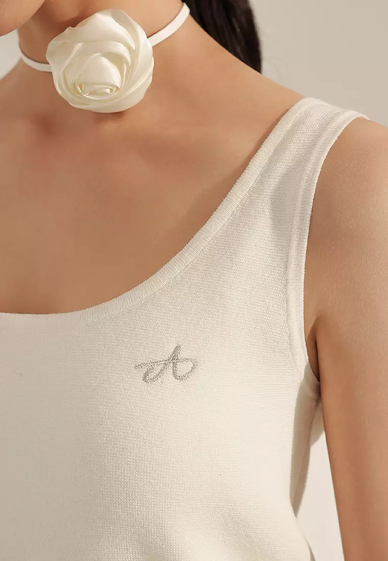 Embroidered Logo Tank Top
