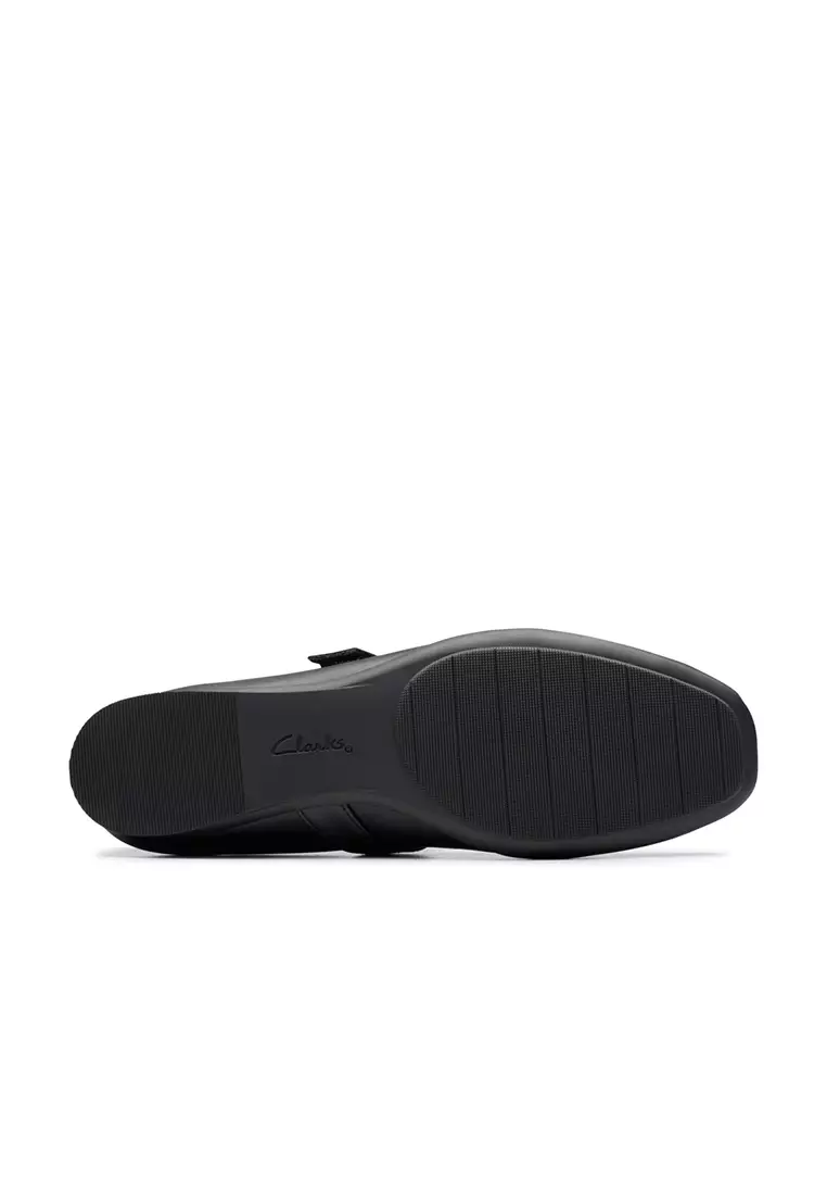 Womens Jazmynn Iris Mary Jane - Black Leather
