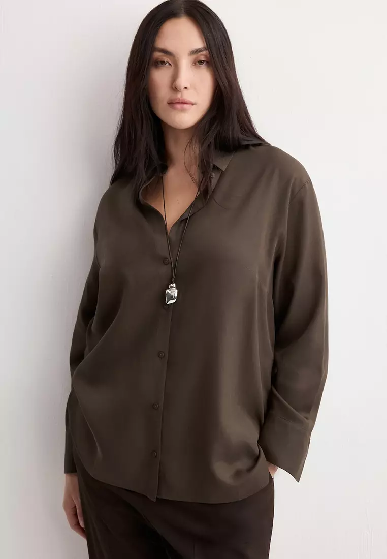 Straight Lyocell Shirt