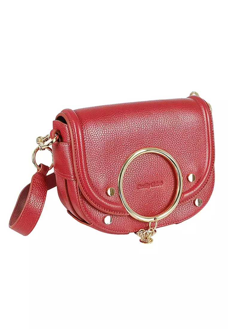 Mara Crossbody Bag in Dreamy Red
