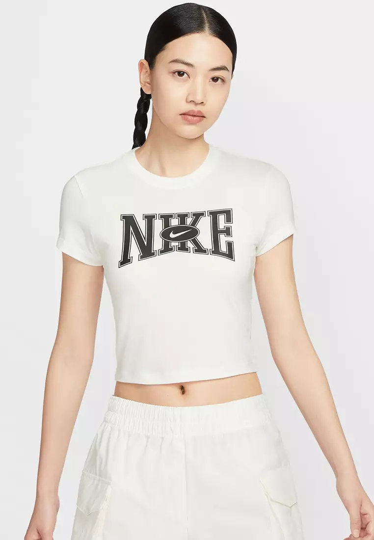 Buy Nike Sportswear Slim Cropped T-Shirt 2025 Online | ZALORA