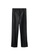 Mango black Leather-Effect Straight Trousers 59116AA0D27A6DGS_6