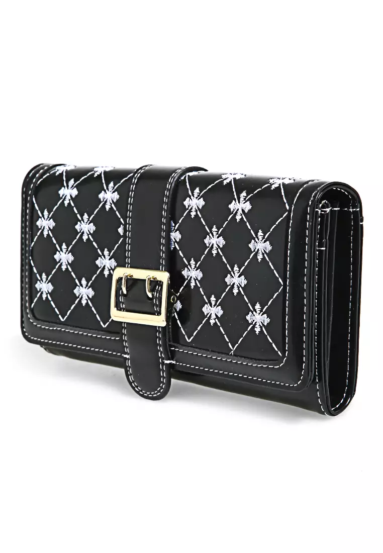 Dompet Wanita Model Panjang Long Wallet Elegant Design Many Slot Material Leather ORIGINAL