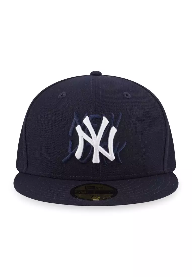 Buy New Era New York Yankees MLB City Name Navy 59FIFTY Fitted Cap