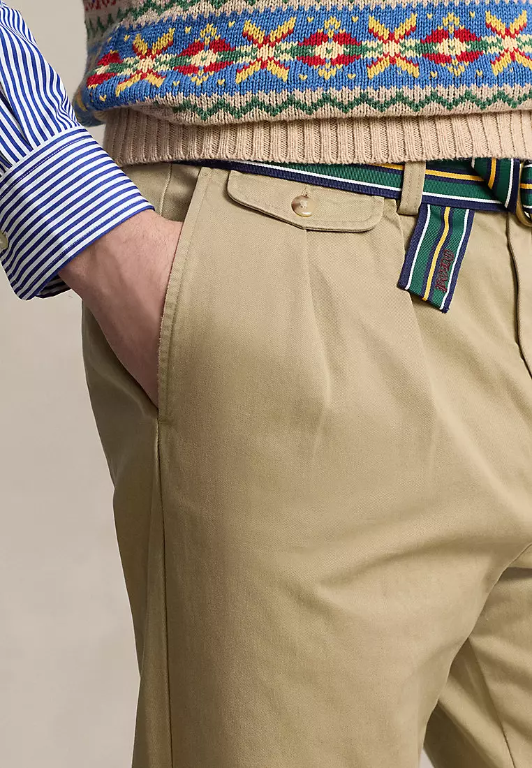 Buy Polo Ralph Lauren Whitman Relaxed Fit Pleated Chino Pant 2026