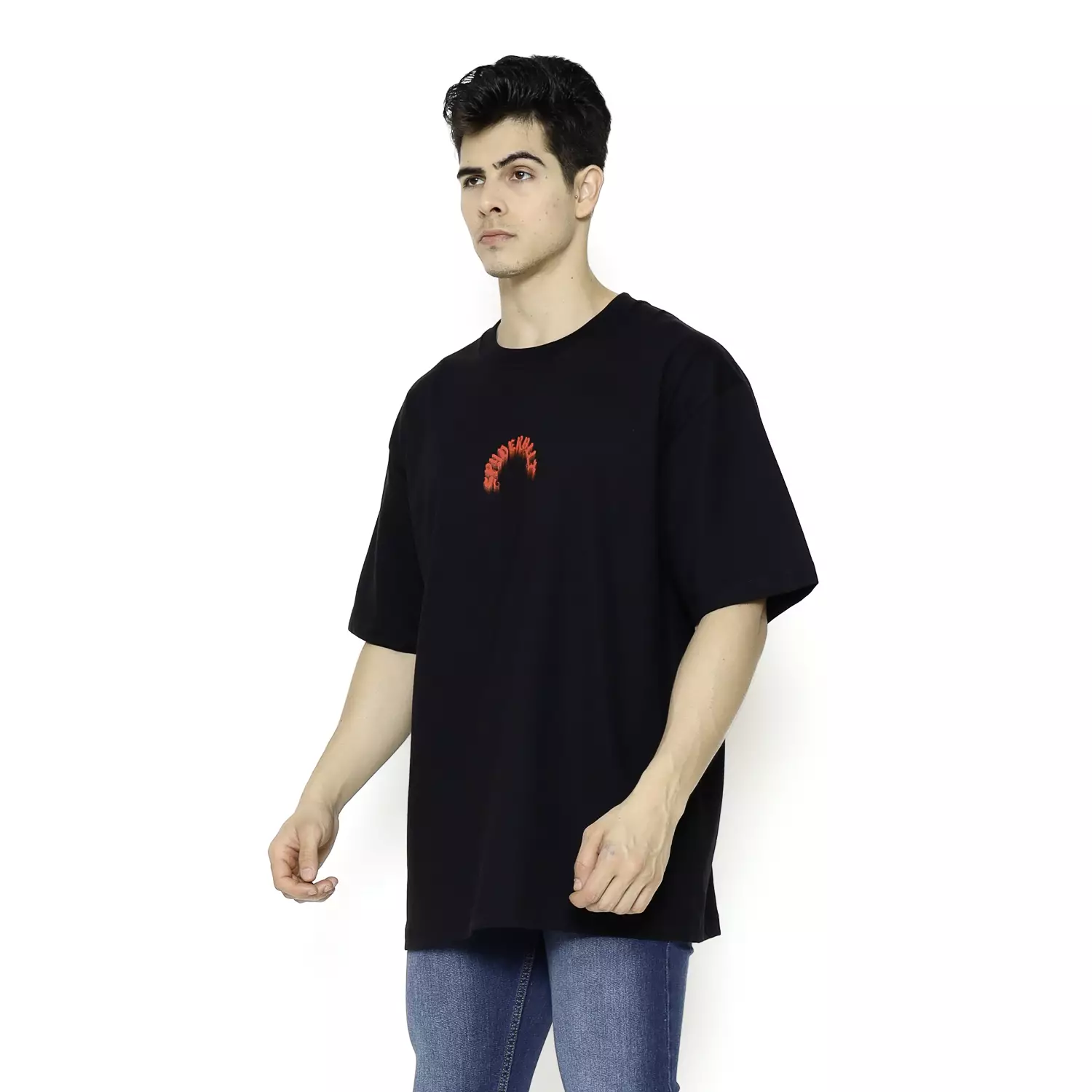 Spyderbilt Kaos lengan pendek Pria Story Oversize Men Tee Planet Surf