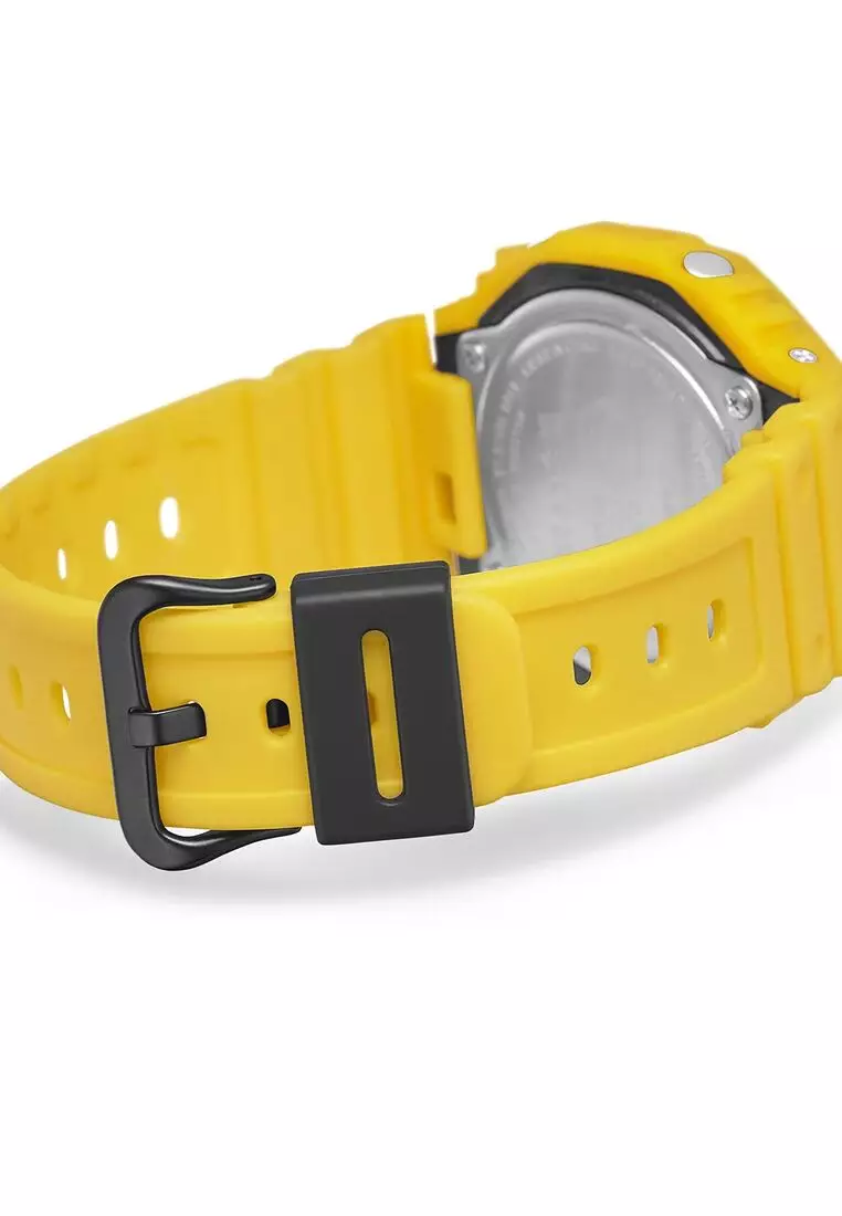Men's Analog-Digital Watch GA-B2100C-9A Bluetooth and solar power Yellow Resin Band Men Sports Watch