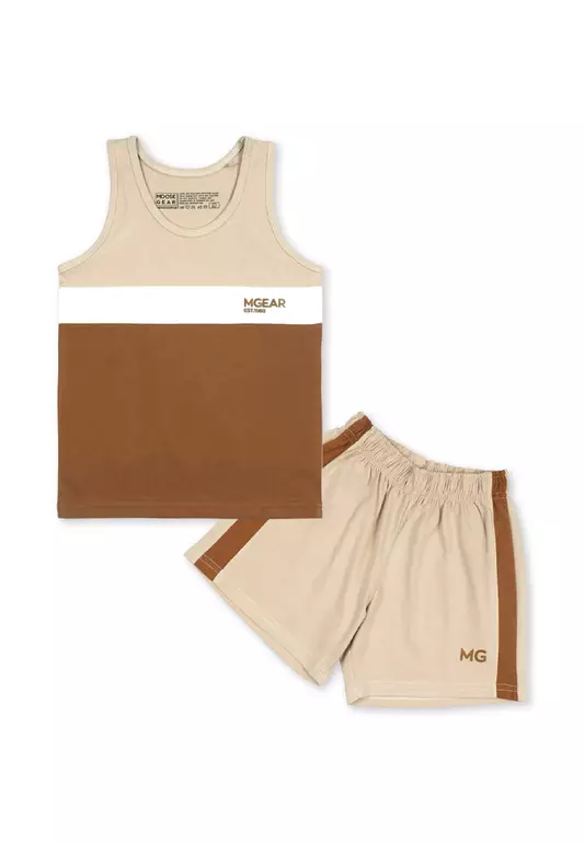 Boys Sando Combi with Short Set
