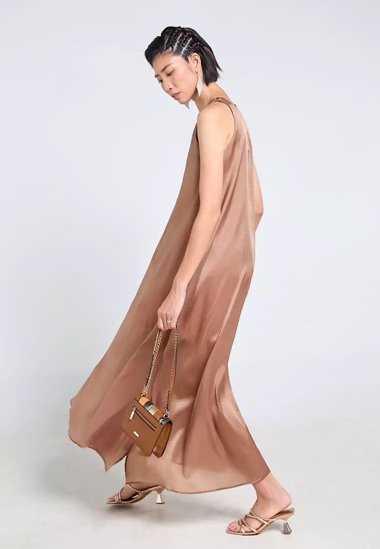 Silk Organza Maxi Dress