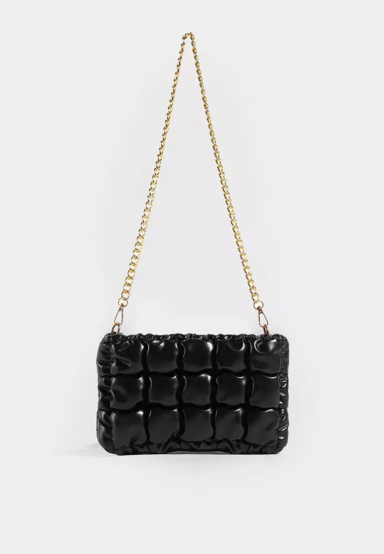 Quilted chain shoulder bag hotsell