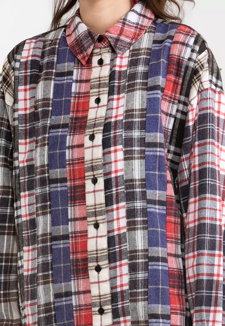 Checkered shirt womens shop