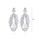 Glamorousky white Elegant and Bright Geometric Flower Imitation Pearl Long Earrings with Cubic Zirconia F8201ACBA3B547GS_2
