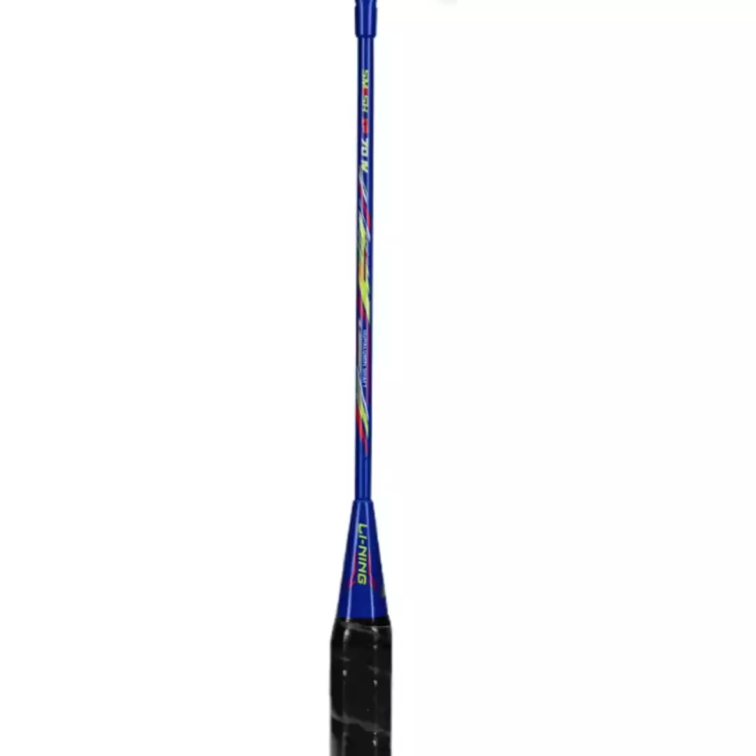 Li-Ning Badminton Racket XP 70 Blue Neon/Yellow AYPU167-1 Bundle Head Cover