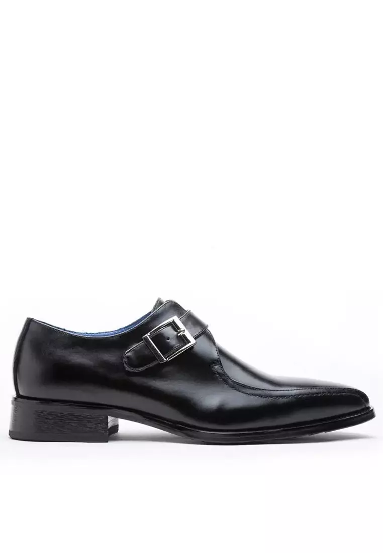 Mens black monk shoe shop