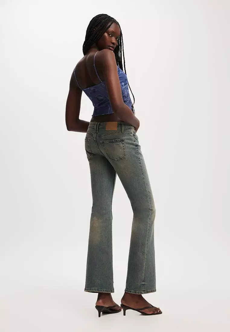 Low Rise Bootcut Jeans