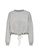 ONLY grey Square Long Sleeves String O-Neck Sweatshirt 1E953AA8245361GS_5
