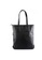 Lara black Plain Zipper Tote Bag - Black 38798ACA634824GS_2