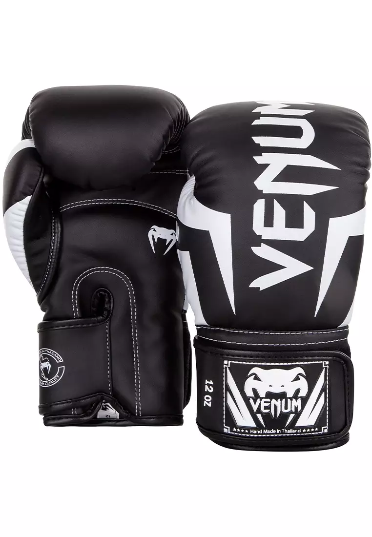 Venum Elite Boxing Gloves - White/Camo