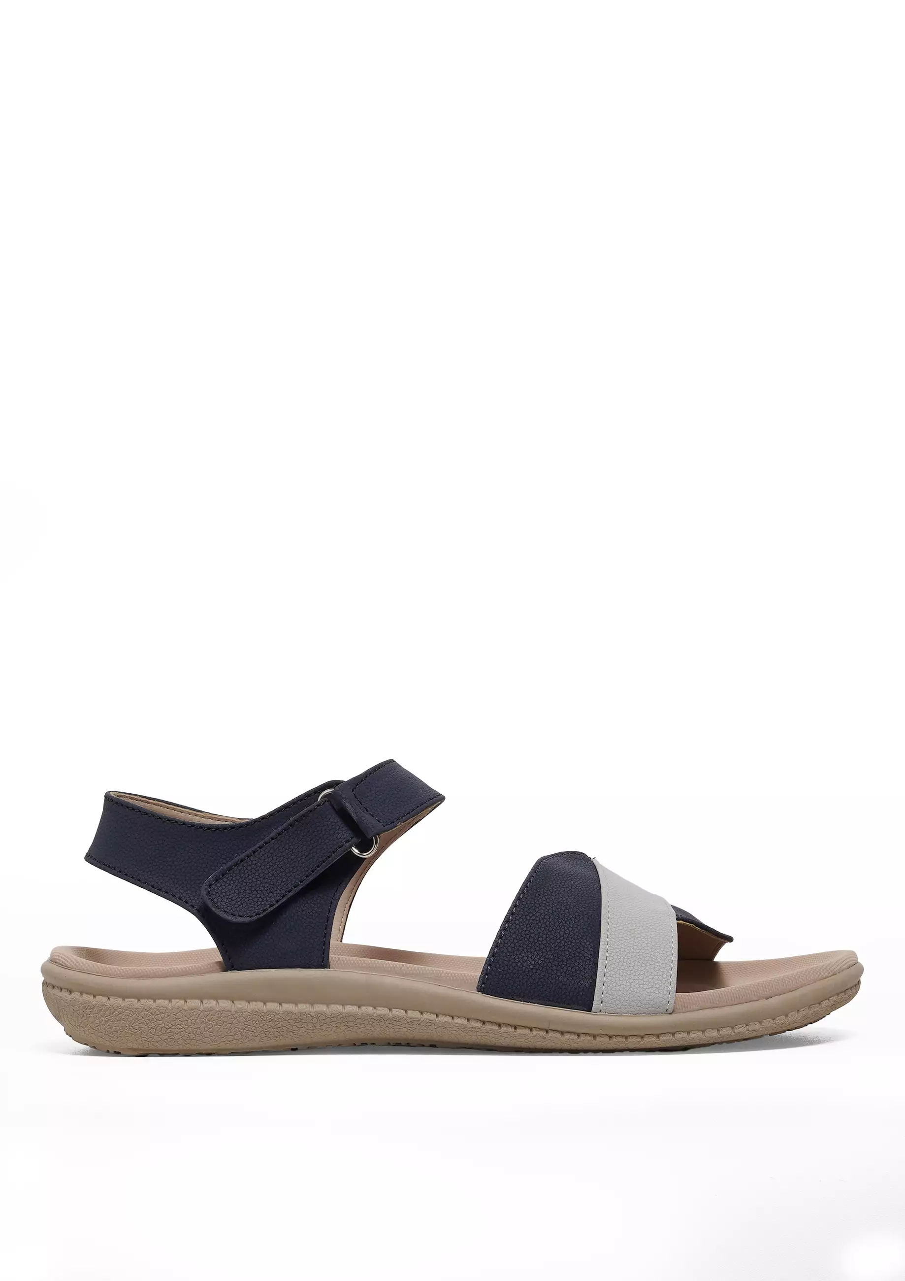 VIVI NICI - Agnia Sandal Wanita Teplek Matte Blue