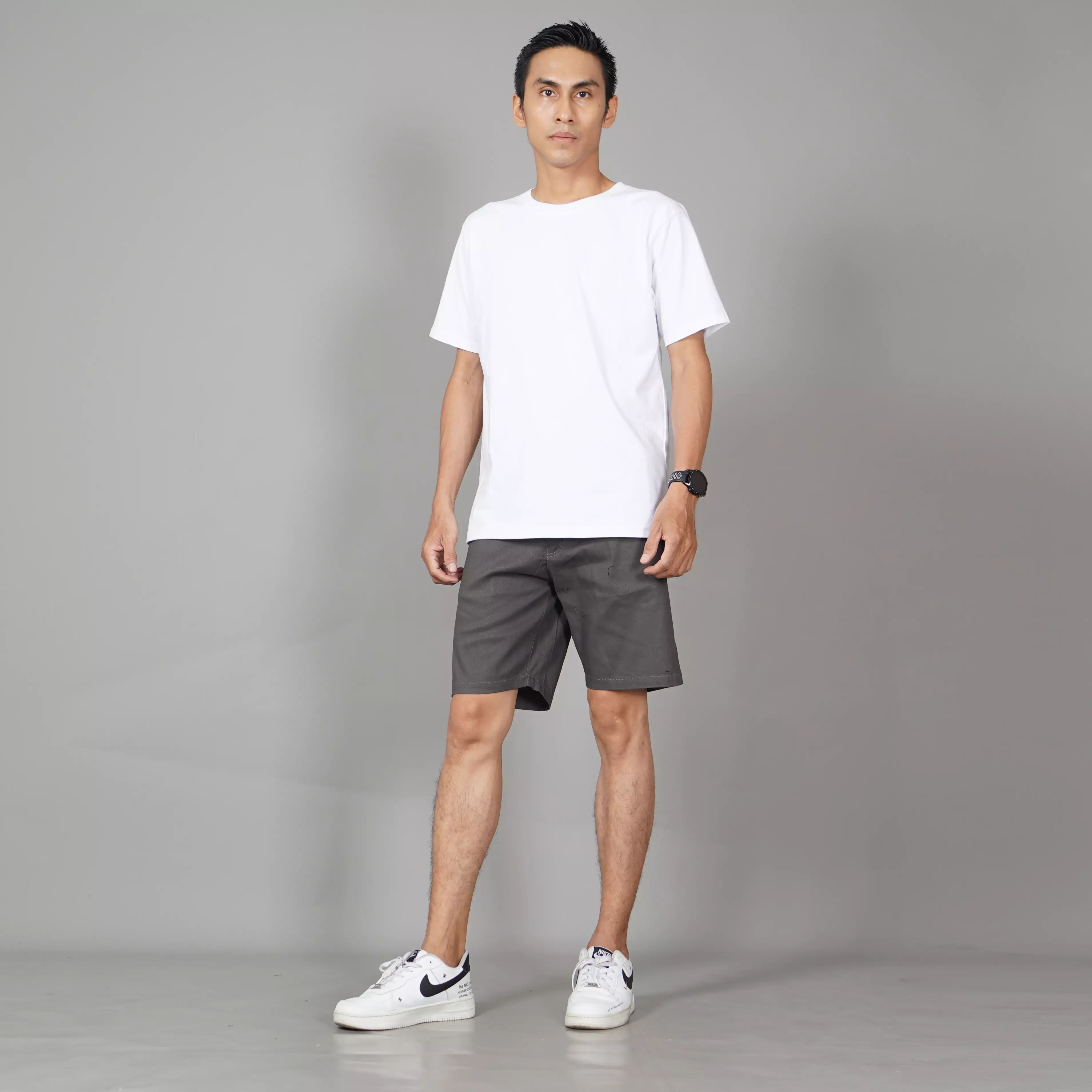  FREDY Celana Pendek Pria Celana Chino Pendek Pria Chino Pants Pria - ABU TUA