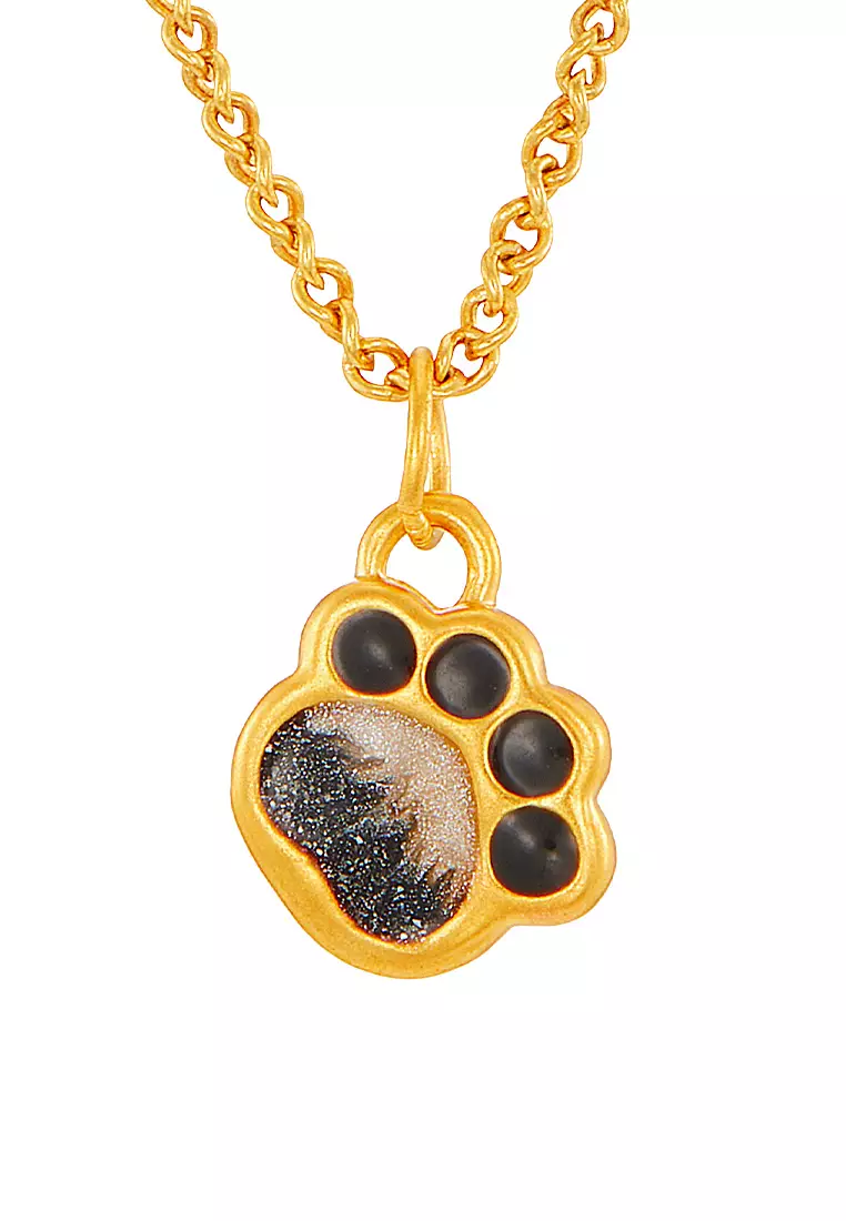HABIB 999/24K Yellow Gold Pendant (Paw) 9GP01270525