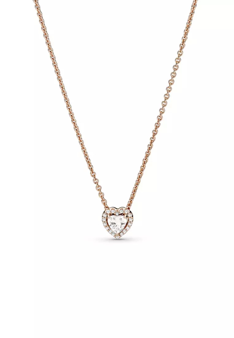 Pandora interlocked clearance hearts collier necklace