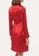 La Perla red La Perla women's nightdress silk long sleeved Nightgown morning gown 8145FAA325B592GS_3