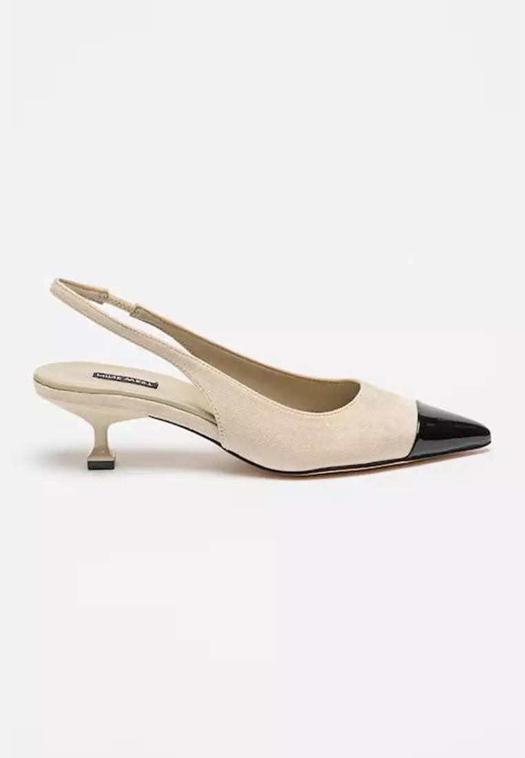 Discount on Nine West  shoes - SKU: Workit2 Pointy Cap Toe Slingback Taupe