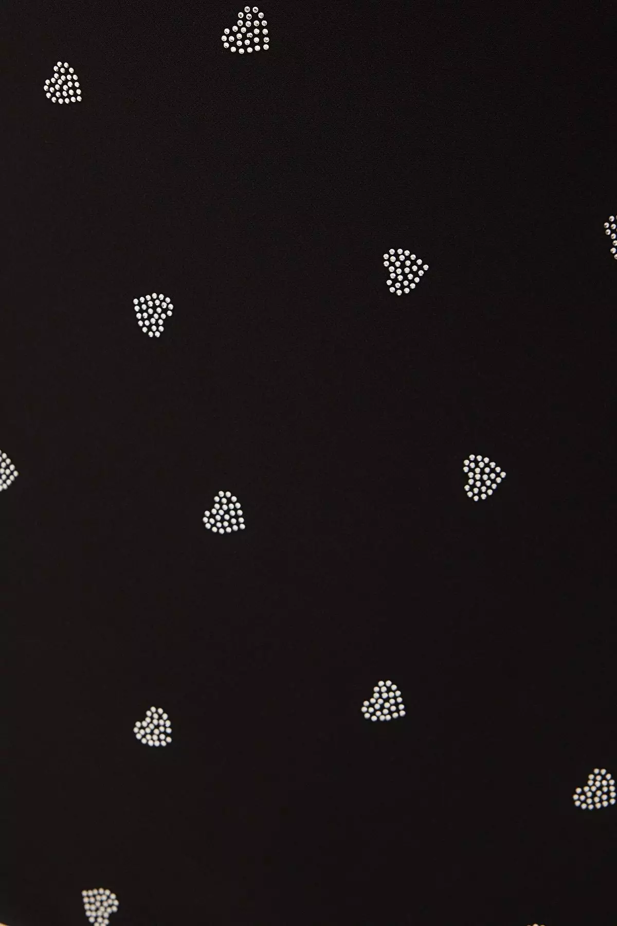 Heart Patterned Stone Mini Woven Plus Size Skirt