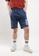 FOREST navy Forest Printed Casual Short Pants - 65666-Navy Melange 0EE20AA5B06B1EGS_1