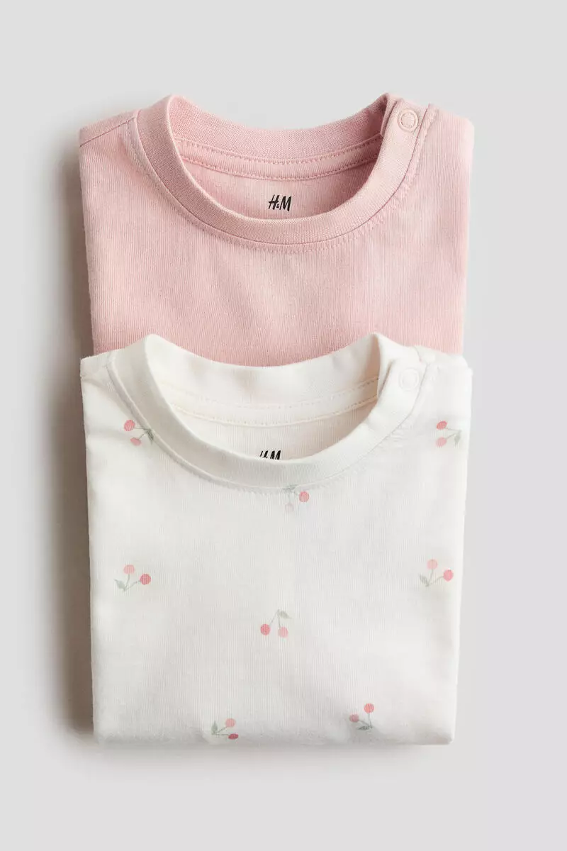 2-pack long-sleeved jersey tops