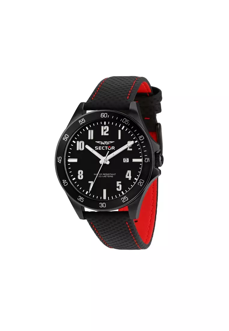 Sector 230 43mm Men's Quartz Black Watch R3251161060