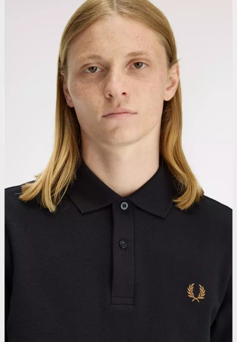 Fred Perry M6000 The Fred Perry Shirt (Black / Dark Caramel)