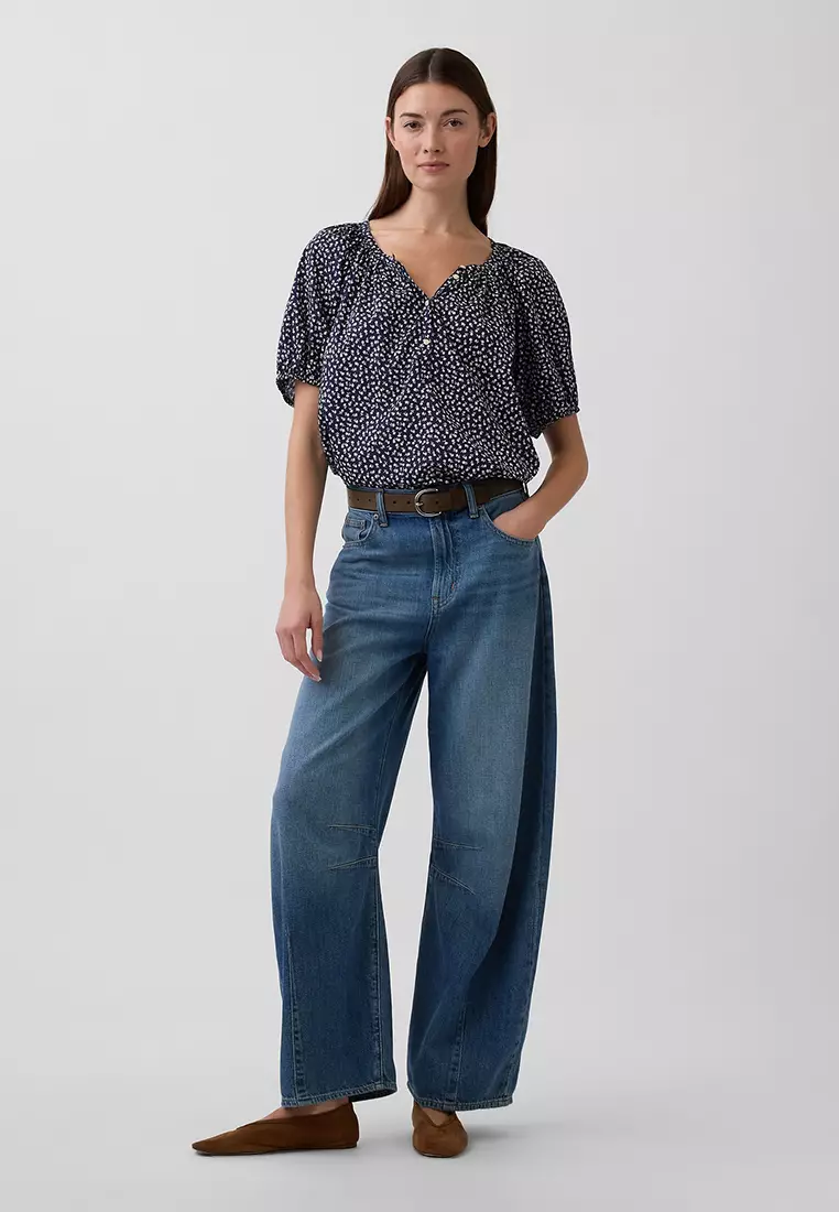 Puff Sleeves Top