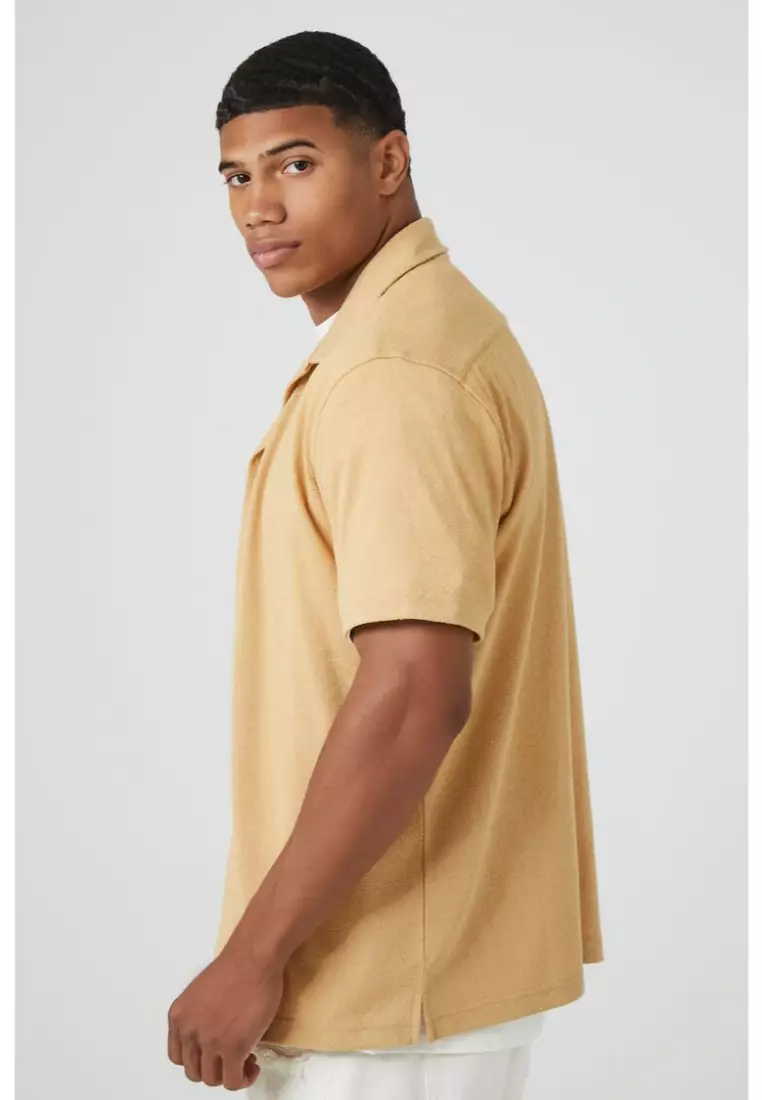 Cropped polo top shirt forever 21
