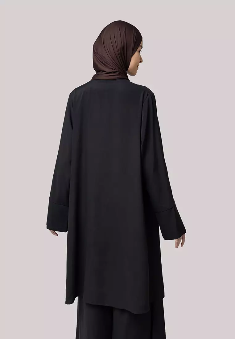 Kami Ayara Loose Long Top Black