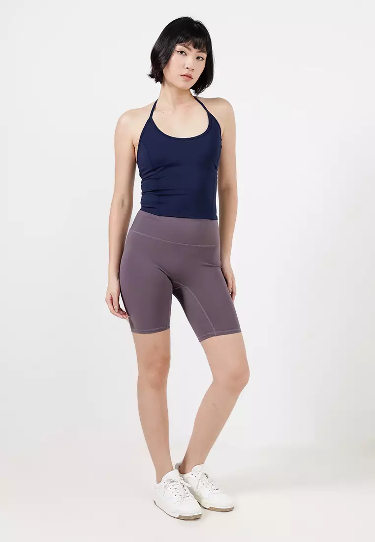 Ultra Move Scoop Halter Tank Top