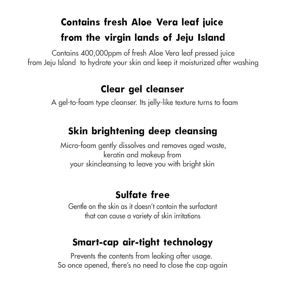 Holika Holika Aloe Facial Cleansing Foam