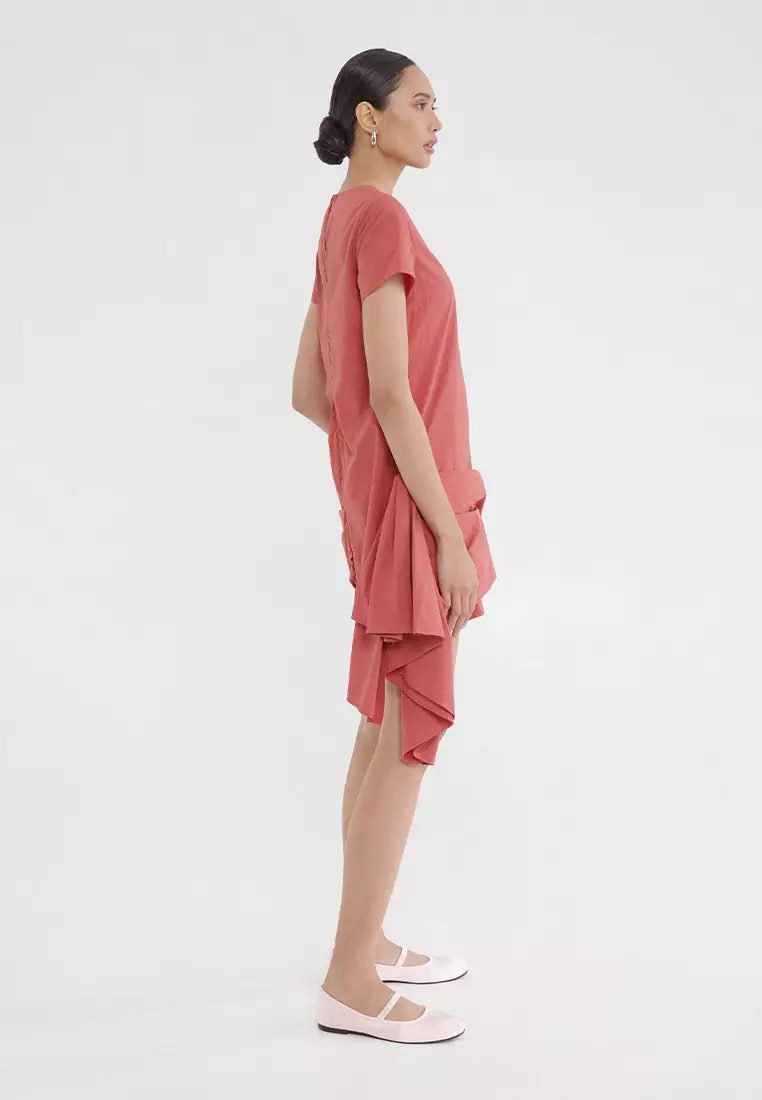 Raf X Martin Baustista Raf Snejana Short Sleeve Dress