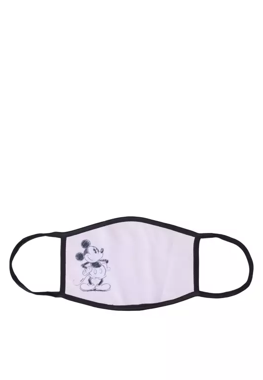 Disney Reusable Face Mask (Large)-Mickey Sketch