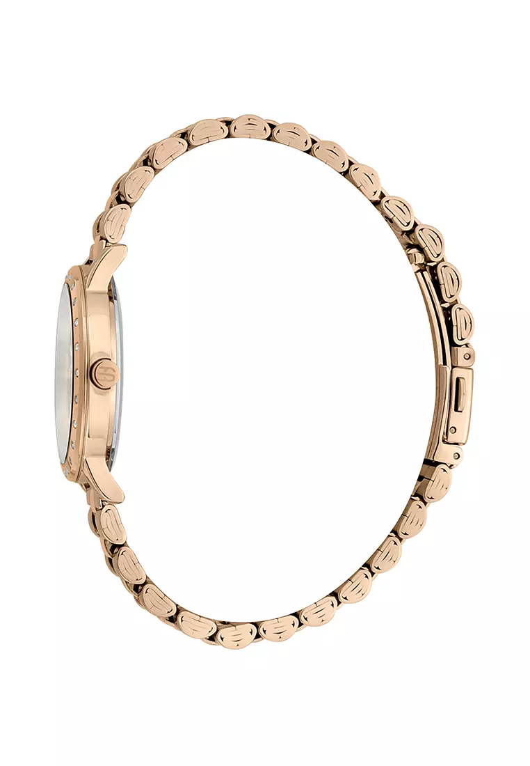 Luna Set Stainless Steel Rose Gold Watch for Women EES1L298M0075