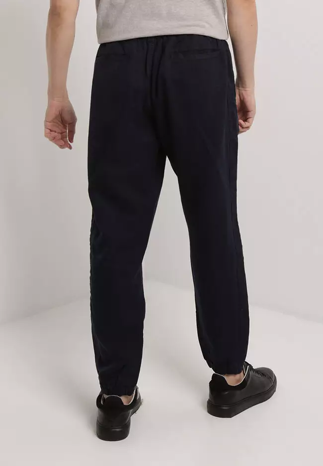Buy French Connection Garment Dye Cotton Linen Trousers 2024