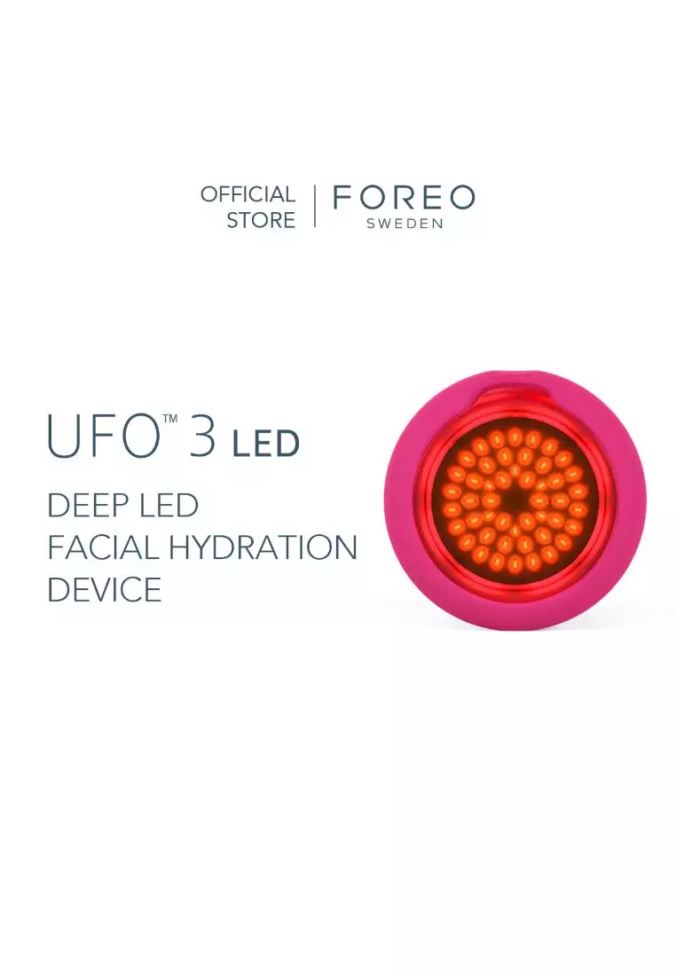 FOREO UFO 3 LED 4-in-1 Face Mask Skincare Device - Face Moisturiser | Full spectrum LED | Deep Tissue NIR & Red Light Therapy | Face Mask Skin Care
