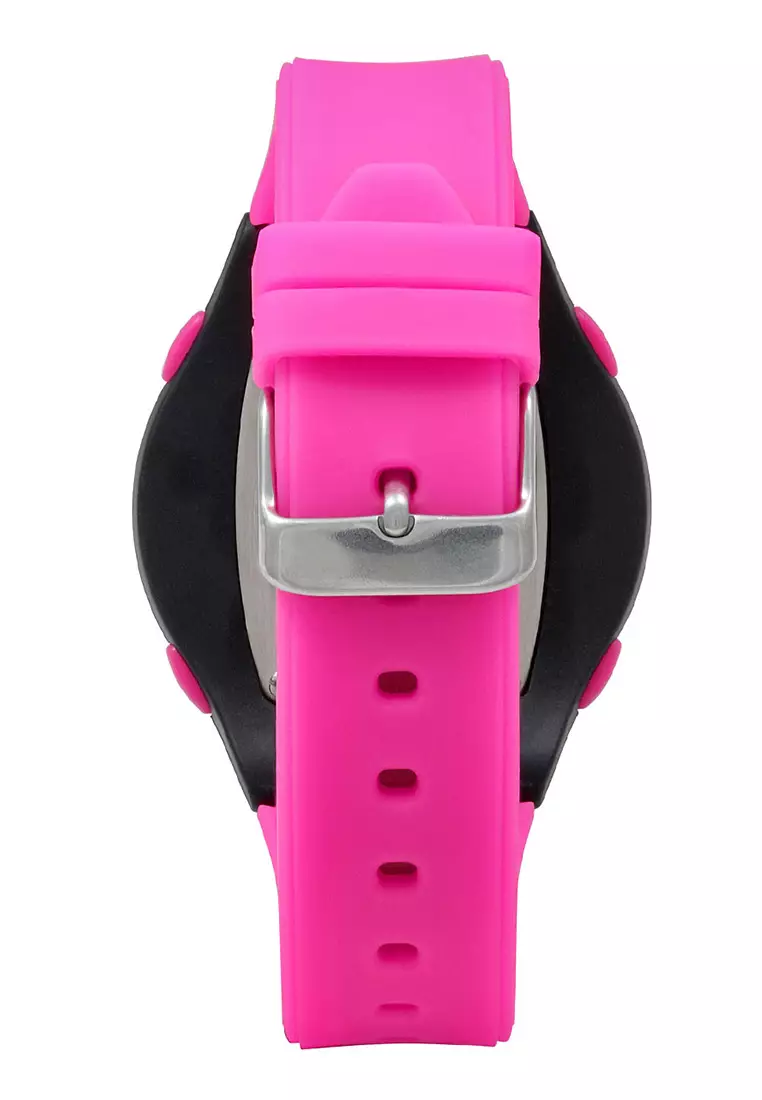 LORUS Jam Tangan - Pink Black - Silicon - R2383LX9