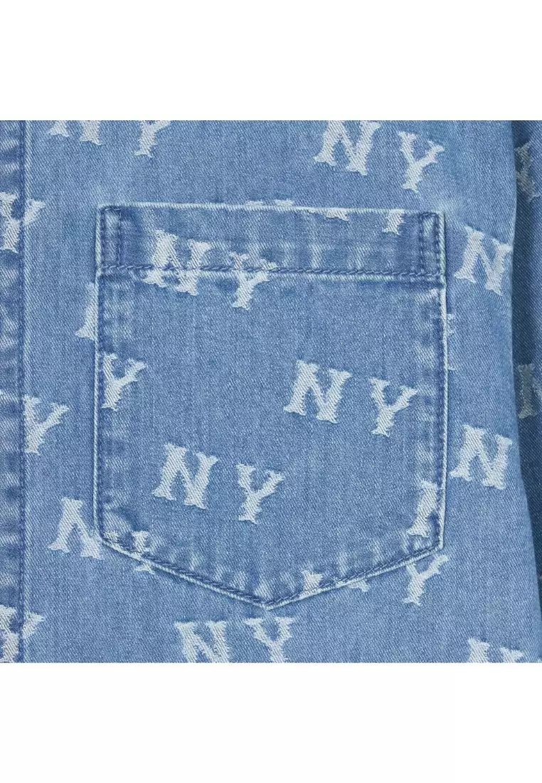 CLASSIC MONOGRAM JACQUARD DENIM SHIRTS NEW YORK YANKEES